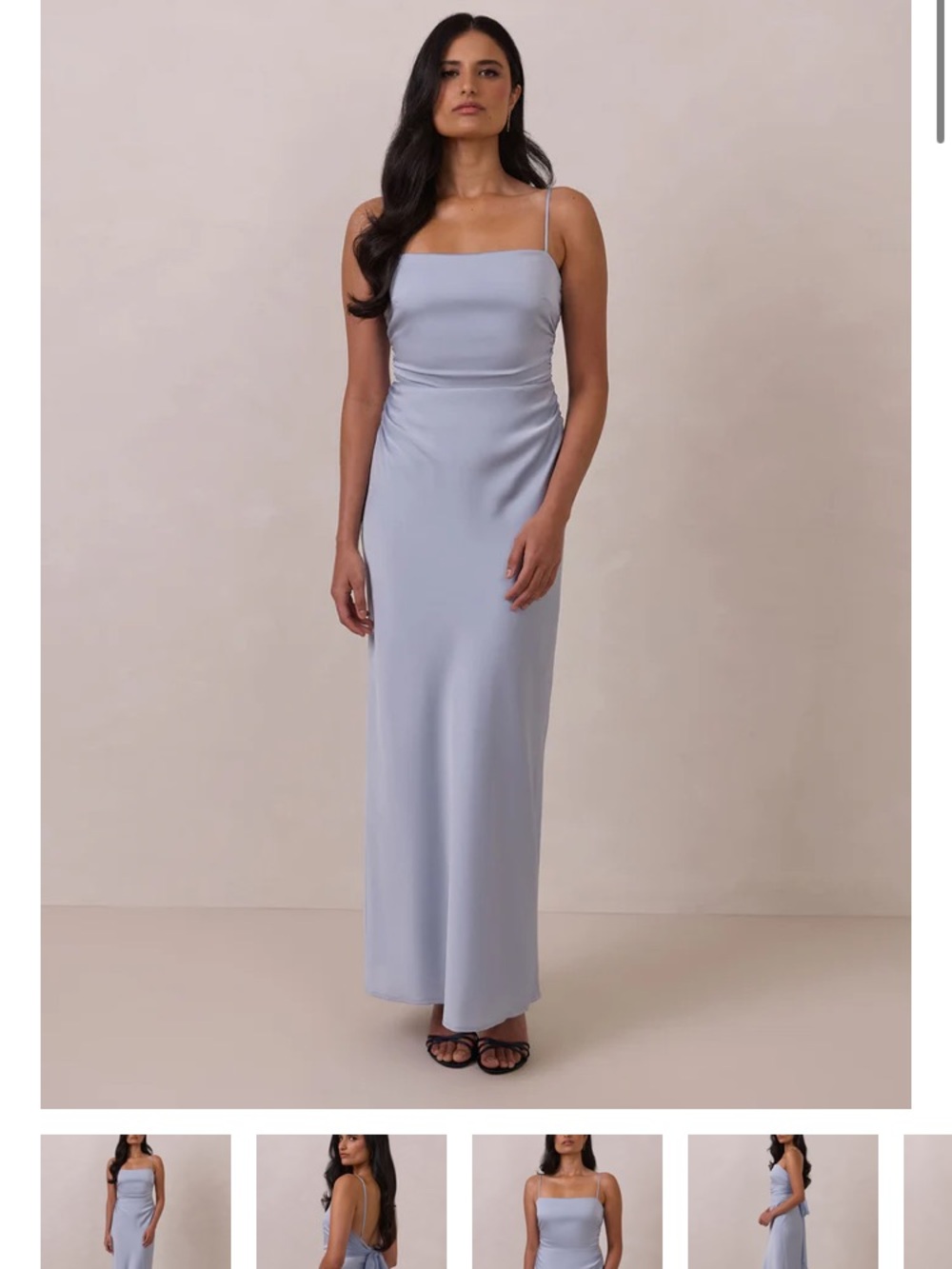 Park & Fifth MIRA Blue bridesmaid Dress